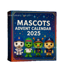 2025 MLB Mascots Advent Calendar – 24 Days Baseball Team Mascot Figures Collectible Gift