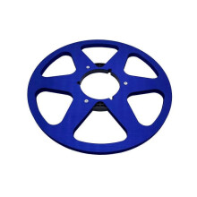 New Analog Audio 10.5Inch X Inch Metal Tape Reel - HUB Open Reel Audio Aluminum Takeup Reel (Blue)