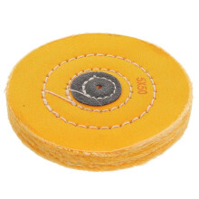 Polish Wheel for Drill Fabric Buffing Pad Polishing Equipment for Aluminum Wood Glass 5 Inch 1Pack