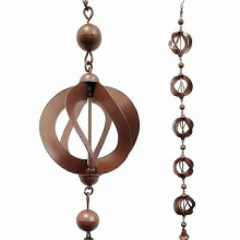 Rain Gutter Chains Adapter Hook Rain Chain Downspout Outlet Accessories Rain Chain Spinning Decorative Metal Decoration