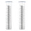 2pcs Plastic Rain Gauge Replacement Tube 1