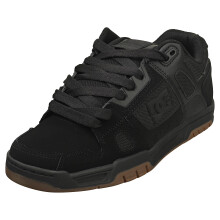 DC Shoes Stag Mens Skate Trainers in Black Gum - 7 UK