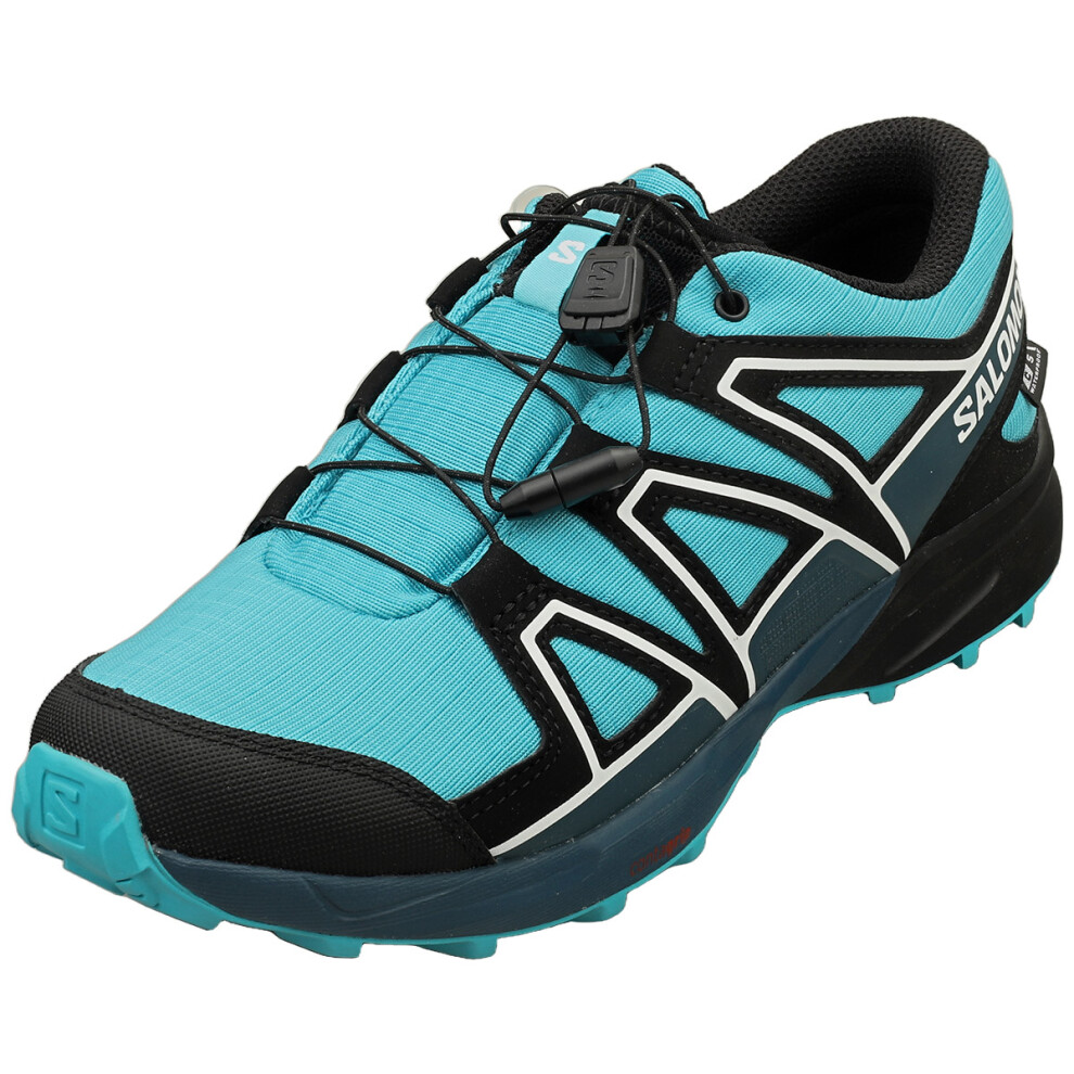 Salomon (5) Speedcross Waterproof Unisex Fashion Trainers In Blue Black