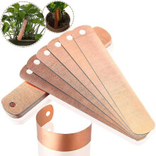 30 Pieces 4.5 Inch Copper Plant Tags Long Copper Garden Labels Reusable Plant Tree Labels
