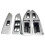 Car Left Ow Glass Button S Panel Cover Frame for Land Cruiser P 120 Lc120 2003-2 2