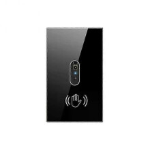 (A2, C2) Smart IR Sensor Wall Light Switch EU US 220V 110V Glass Panel Touch-Free Power On Off