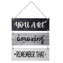Motivational Wall Sign Inspirational Quote Artwork Rustic Farmhouse Wall Art Sign