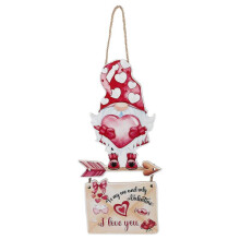 Valentine's Day Wooden Decoration Valentines Elements Hanging Sign Lovely Wooden Sign