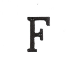 (F) Metal Letters Numbers Cast Iron Decoration House Sign Doorplate DIY Cafe Wall