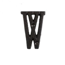(W) Metal Letters Numbers Cast Iron Decoration House Sign Doorplate DIY Cafe Wall