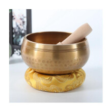 Tibetan Singing Bowl Set,Meditation Sound Bowl Cushion for Yoga, Meditation,Chakra Healing (3.3 Inc
