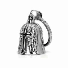 (black) Guardian Bell HOLY CROSS Good Luck Gift Motorcycle Biker Ride Bell