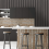 Acoustic MDF Wood Slat Style Decorative Wall Panel Grey Oak 1