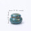 (Blue) Tiny Ceramic Urn for Ashes, Handcrafted, Holds 1.2 Cubic Inches 2