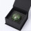 (Green) Tiny Ceramic Urn for Ashes, Handcrafted, Holds 1.2 Cubic Inches 4