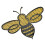 (Bee) Reusable Multi-Purpose Bees Watering Station Bee-Shaped Floating Pollinator Butterflies Bees Waterer Bath Tray 1