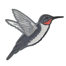 (Hummingbird) Reusable Multi-Purpose Bees Watering Station Bee-Shaped Floating Pollinator Butterflies Bees Waterer Bath Tray