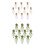 20x Small Empty Bottles Pendant Vials Containers 1
