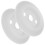 Thermostat Wall Plates for Nest Users White Silicone Square Shape Home Decor 2Pcs 3