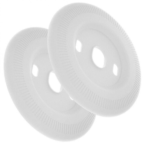 Thermostat Wall Plates for Nest Users White Silicone Square Shape Home Decor 2Pcs 2