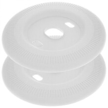 Thermostat Wall Plates for Nest Users White Silicone Square Shape Home Decor 2Pcs