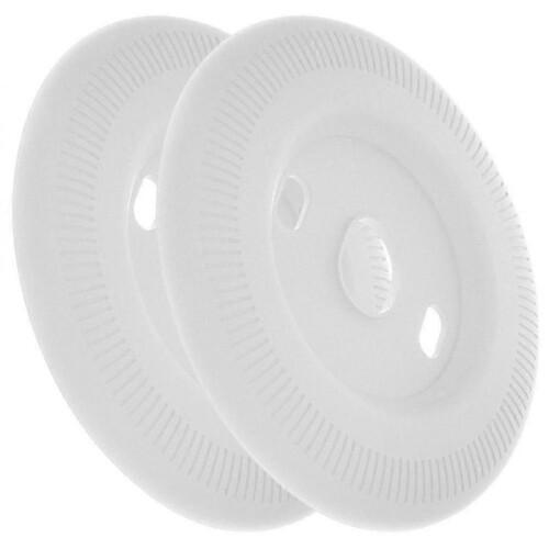 Thermostat Wall Plates for Nest Users White Silicone Square Shape Home Decor 2Pcs 1