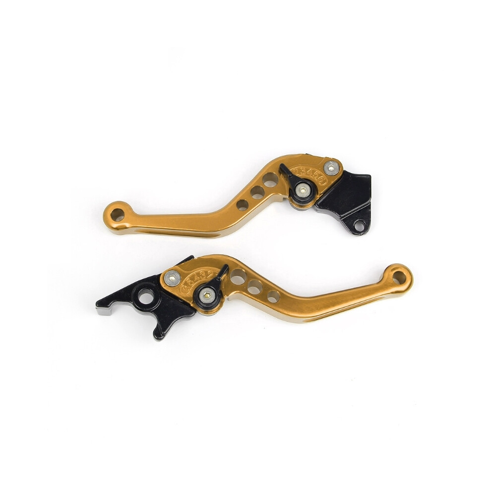 Qilejvs 1 Pair Motorcycle Long Cnc Clutch/Brake Levers For Honda Grom Msx125 Cbr250r Vtx1300 Nc700 S/X 6935158911219