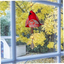 Bird Song Bell Garden Decoration,Hanging Rustic Wind Chime, Pendant Metal Tube Bell Door Bell Pendant, Festival Gift B
