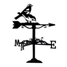 (Width 13cm, bird) Weathervane Vintage Retro Art Ornament Weathercock for Courtyard Garden Yard bird