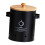 (Black Medium) Tin Potato Onion Garlic Storage Container - Kitchen Pantry Organizer Canister with Lid 2