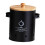 (Black Medium) Tin Potato Onion Garlic Storage Container - Kitchen Pantry Organizer Canister with Lid 1