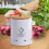 (White Medium) Tin Potato Onion Garlic Storage Container - Kitchen Pantry Organizer Canister with Lid 5