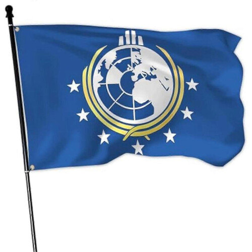 Polyester Double Sided Super Earth Banner for College Dorm Decor or Home Office Wall Decor 2