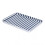 Fruit Tray Blue White Stripe Melamine Safe Environmentally Friendly Colourfast Dessert Platter for Restaurant 5