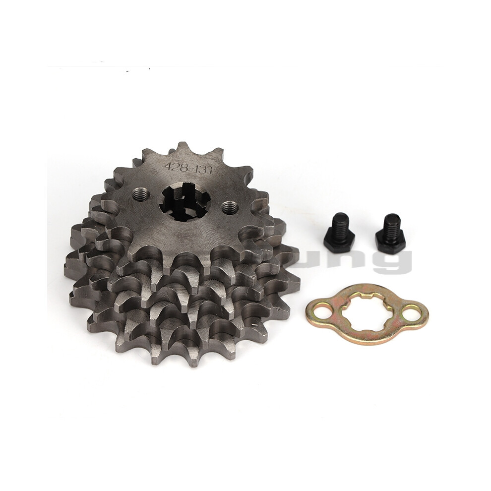 Dirt Motorcycle Pitbike Atv Monkey Parts Dirfront Engine Sprocket Sprocket 428 17Mm 10T 11T 12T 13T 14T 15T 16T 17T 18T 19T Tooth 6935158912834