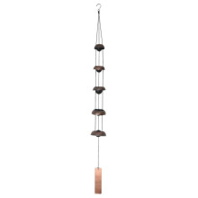 Bell Wind Chimes Temple Wind Bell with 5 Bells,Feng Shui Wind Chime