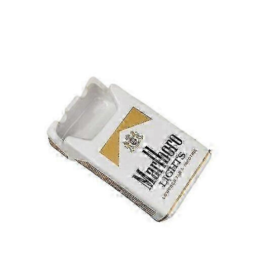 Ceramic Ashtray-Cartoon Cigarette Pack-Retro Style-Home Decor