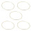 5pcs Iron Craft Dream Catcher Circles Simple Accessories Dream Catcher DIY Tools 1