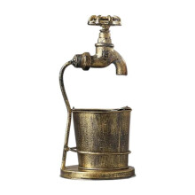 (Faucet Shape) Retro Ashtray Vintage for Home Office Decoration Outdoor Table Decor Balcony