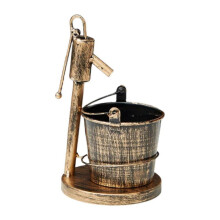 (Pressure Well Shape) Retro Ashtray Vintage for Home Office Decoration Outdoor Table Decor Balcony