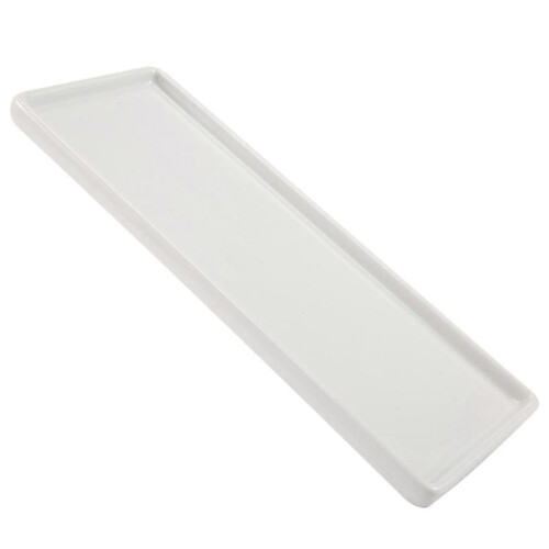 Rectangular Ceramic Tray Plate White Porcelain Rectangular Plate Mouthwash Cup Tray Bathroom Living Storage Tray 2