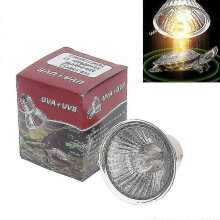 (75w 220V) 25/50/75w Uva+uvb 3.0 Reptile Lamp Bulb Turtle Basking Uv Light Bulbs Heating Lamp Temperature Controller Tw