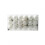 (White) 36 Pieces Ceiling Christmas Bauble Home Tree Pendant Decoration 4cm 1