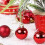 (Blue) 36 Pieces Ceiling Christmas Bauble Home Tree Pendant Decoration 4cm 4