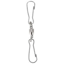 8 Pack Double Clip Swivel Hooks for Wind Spinners, Windsock