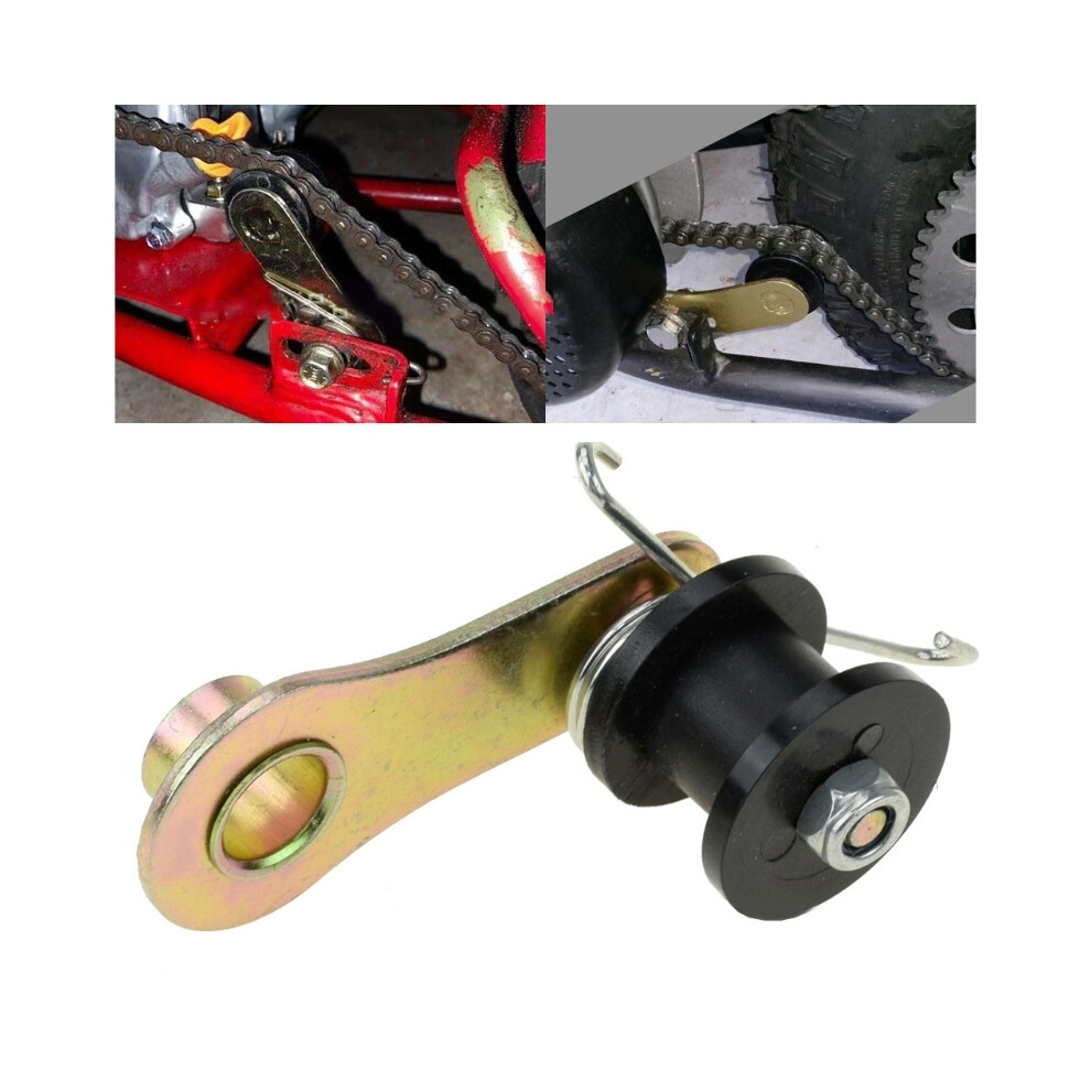 Strong Chain Tensioner Roller With Spring + Rollers Kit Suitable For Adjusting Motorcycle Chains Mini Bike 6935158912995