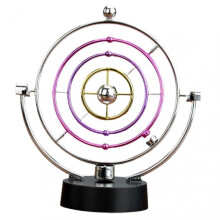 (I) Motion Machine Freestanding Rotatable Wrought Iron Frame Physics Celestial Ball Perpetual Motion Toy Home Decoration