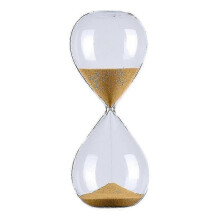 (Glod, 60 minutes) 5/30/60 Minutes Round Sand Timer Personality Glass Hourglasses Ornaments Novelty Time Management Tool