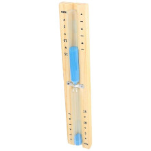 Sauna Hourglass Timer Wooden Hourglass Timer Bath Timing Sauna Room Timer 15-Minute Counting Adults 29.00X5.00X2.50CM 1Set