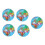 6.3X6.3cm Assorted Color World Globes 10pc Desktop Earth Globe Discovery World Globe Educational Toy 2